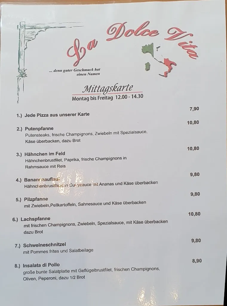 Menu_La Dolce Vita_Ratzeburg_immagine_1