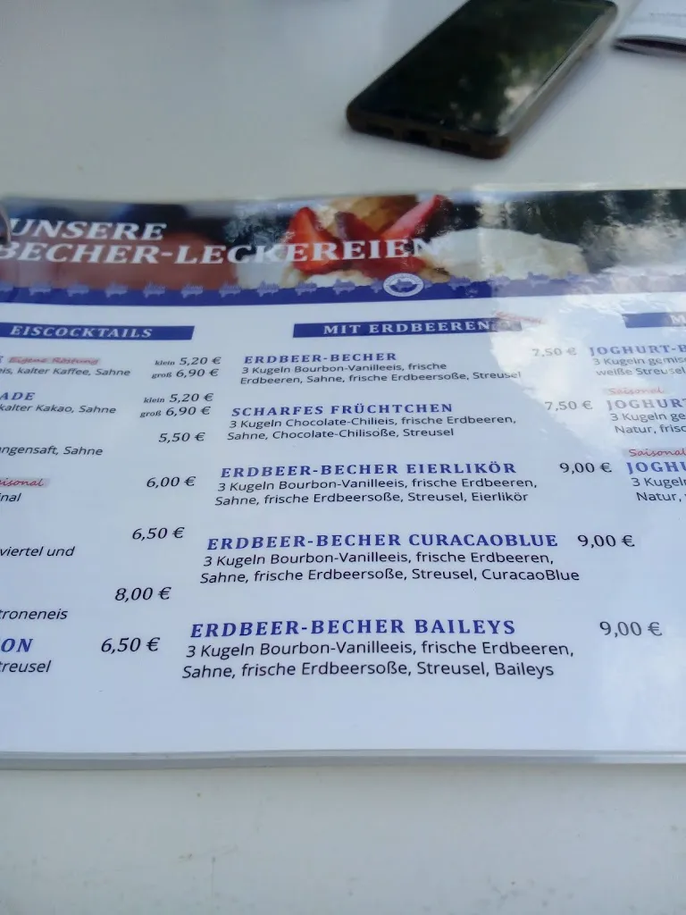 Menu_Ice cream café Bruhn_Ratzeburg_immagine_2