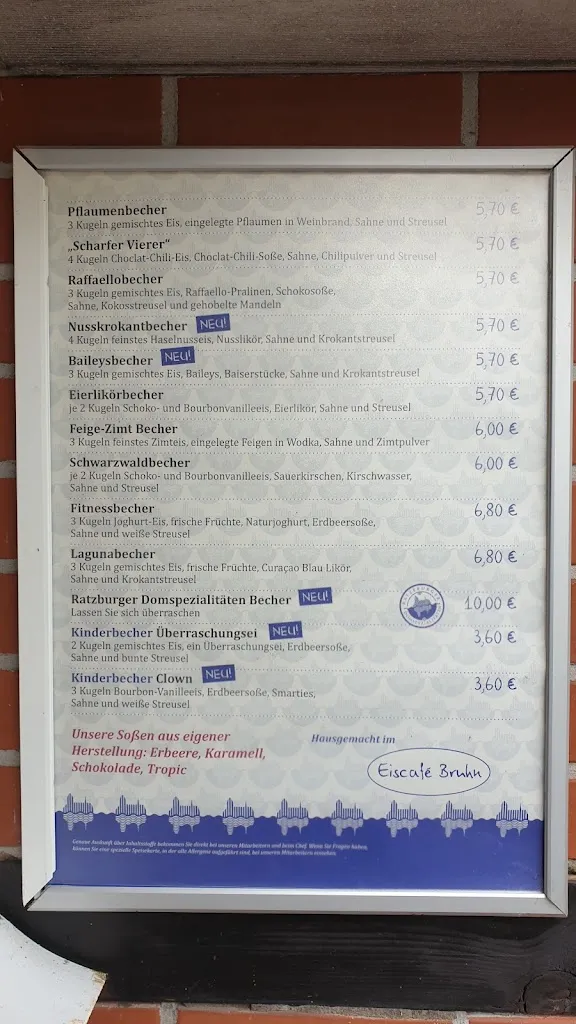 Menu_Ice cream café Bruhn_Ratzeburg_immagine_3