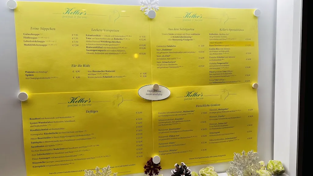 Menu_Keller's Weinrestaurant_Mannheim_immagine_3