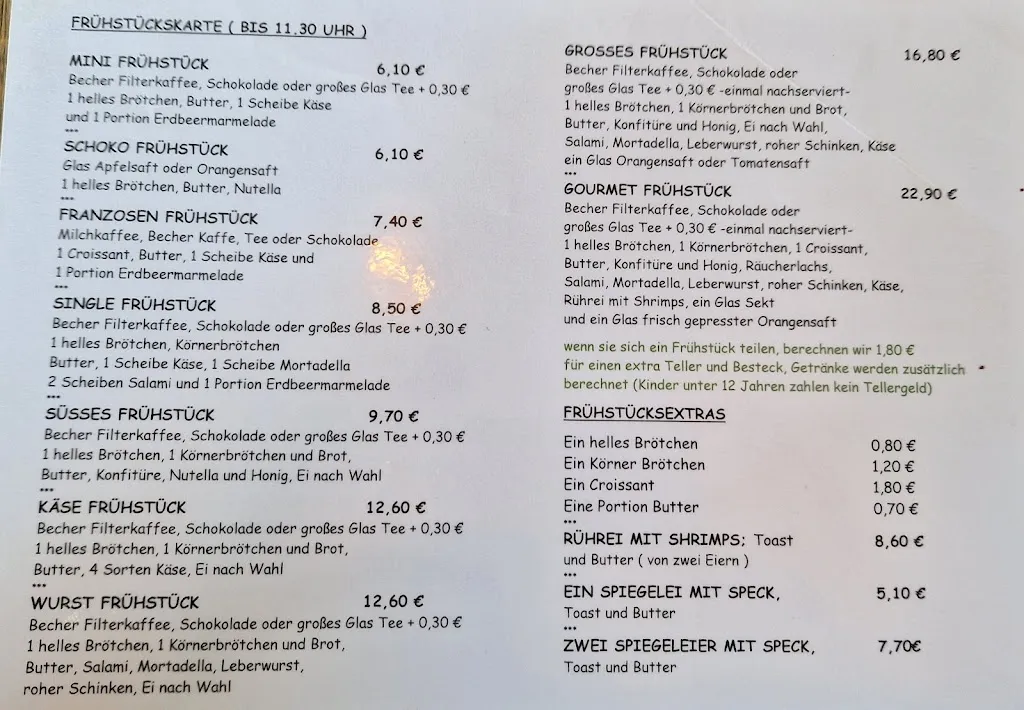Menu_Restaurant Cafe Diercksen_Scharbeutz_immagine_1