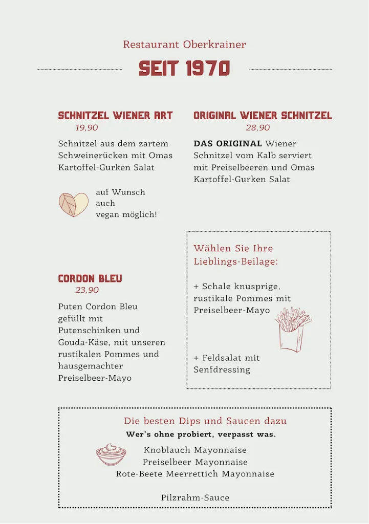 Menu_Restaurant Oberkrainer am Hauptmarkt_Nürnberg_immagine_1