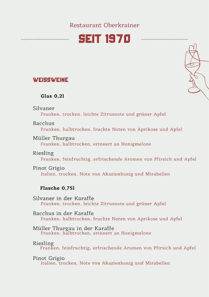 Menu_Restaurant Oberkrainer am Hauptmarkt_Nürnberg_immagine_3