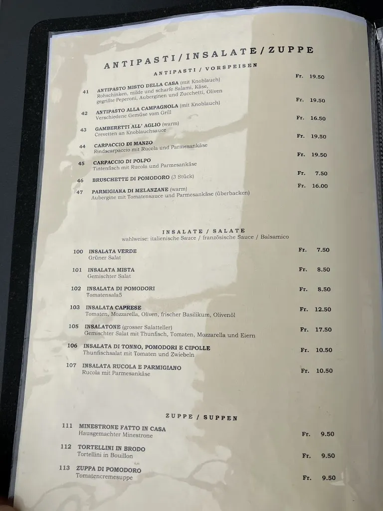 Menu_Pizzeria da Franco_Margrethen_image_1