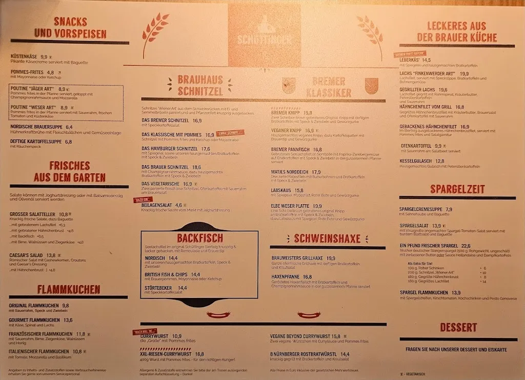 Menu_Schüttinger Gasthausbrauerei_Bremen_image_1