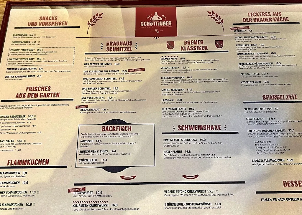 Menu_Schüttinger Gasthausbrauerei_Bremen_image_3
