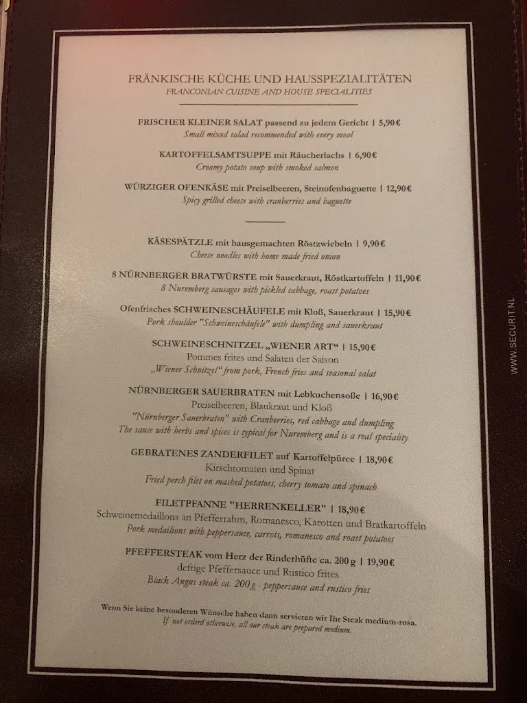 Menu_Böhms Herrenkeller_Nürnberg_image_4