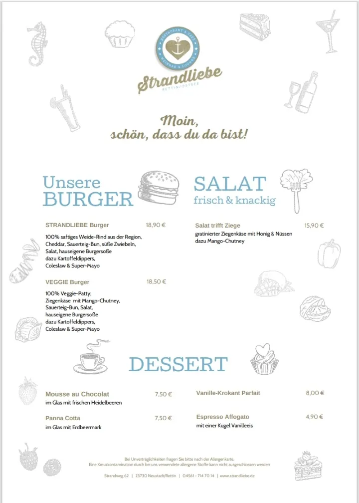 Menu_STRANDLIEBE / Restaurant-Cafe-Bar_Holstein_image_1