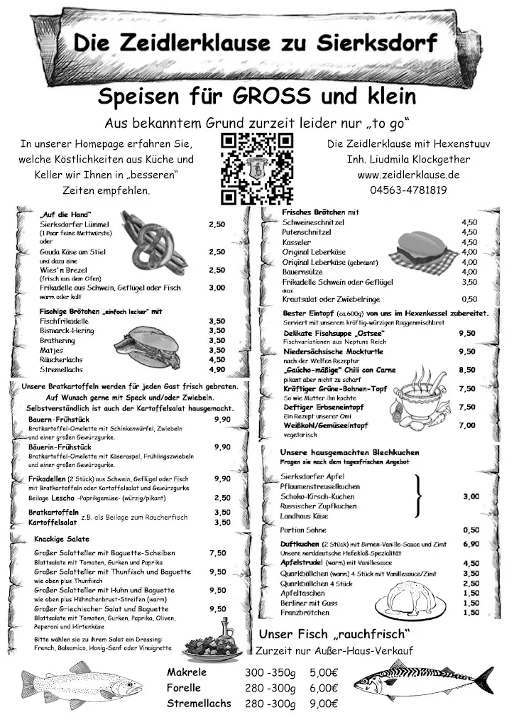 Menu_Die Zeidlerklause_Sierksdorf_immagine_2