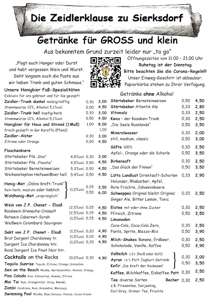 Menu_Die Zeidlerklause_Sierksdorf_immagine_4
