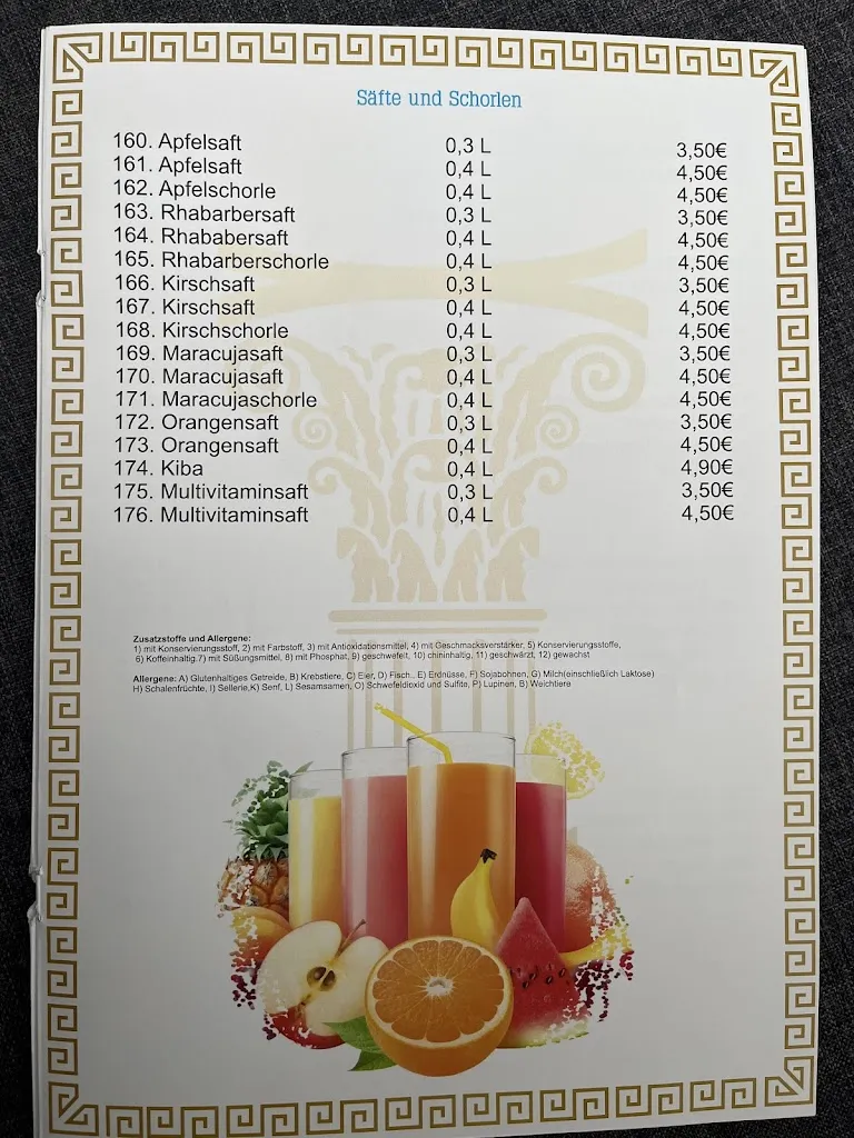 Menu_METEORA - Griechisches Restaurant_Schönberg_immagine_2