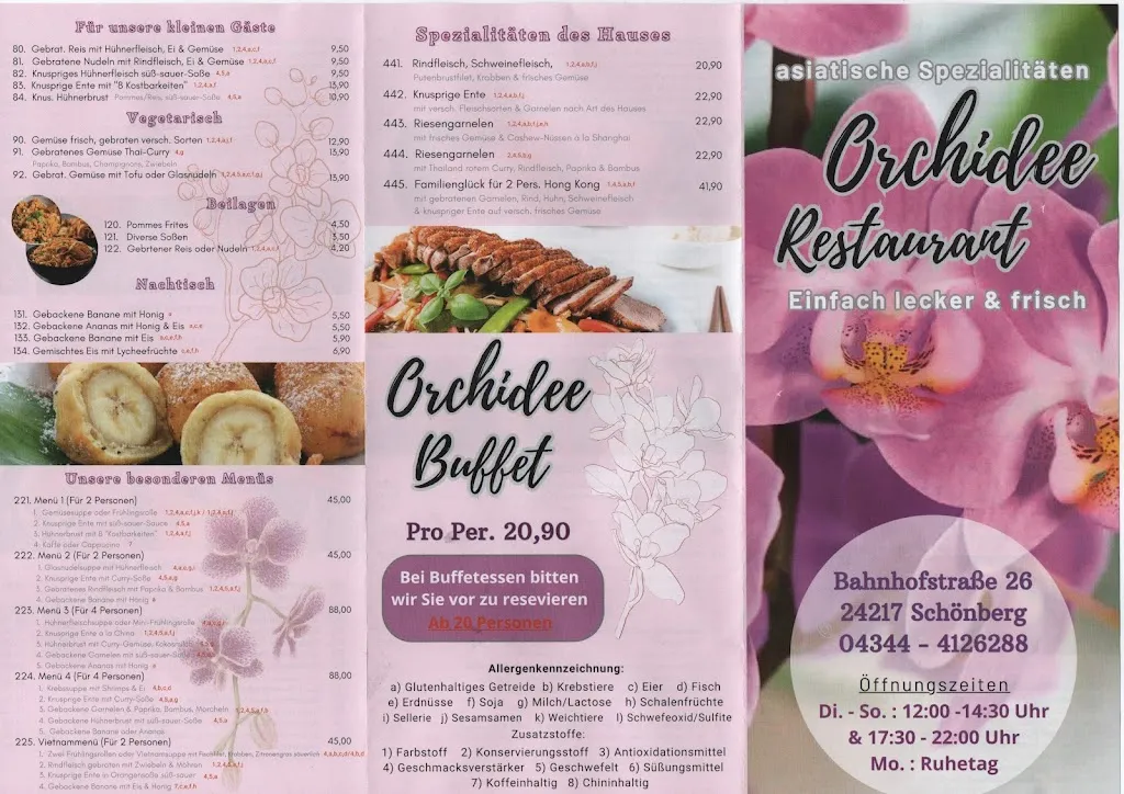 Menu_Asia-Restaurant Orchidee_Schönberg_immagine_3
