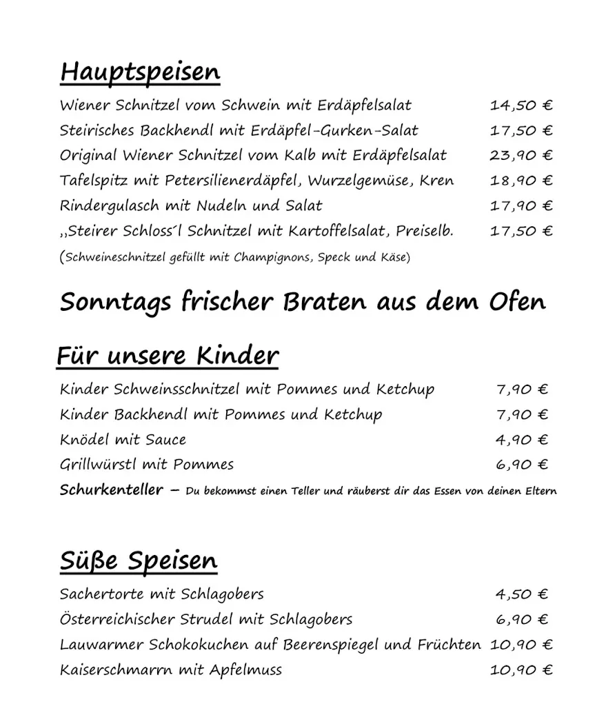 Menu_Steirer SchlössI Steinberger am See_See_image_1