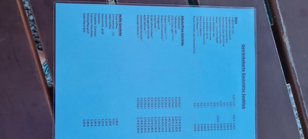 Menu_Gaststätte, Pizzeria und Biergarten Seeblick - Christian Gradl_See_image_3