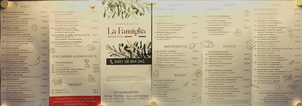 Menu_La Famiglia Restaurant_Stockelsdorf_image_3