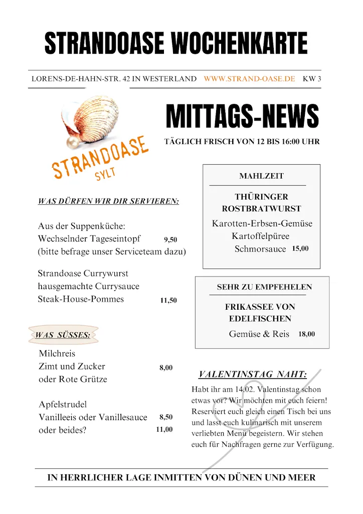 Menu_Strandoase Sylt GmbH_Sylt_image_3