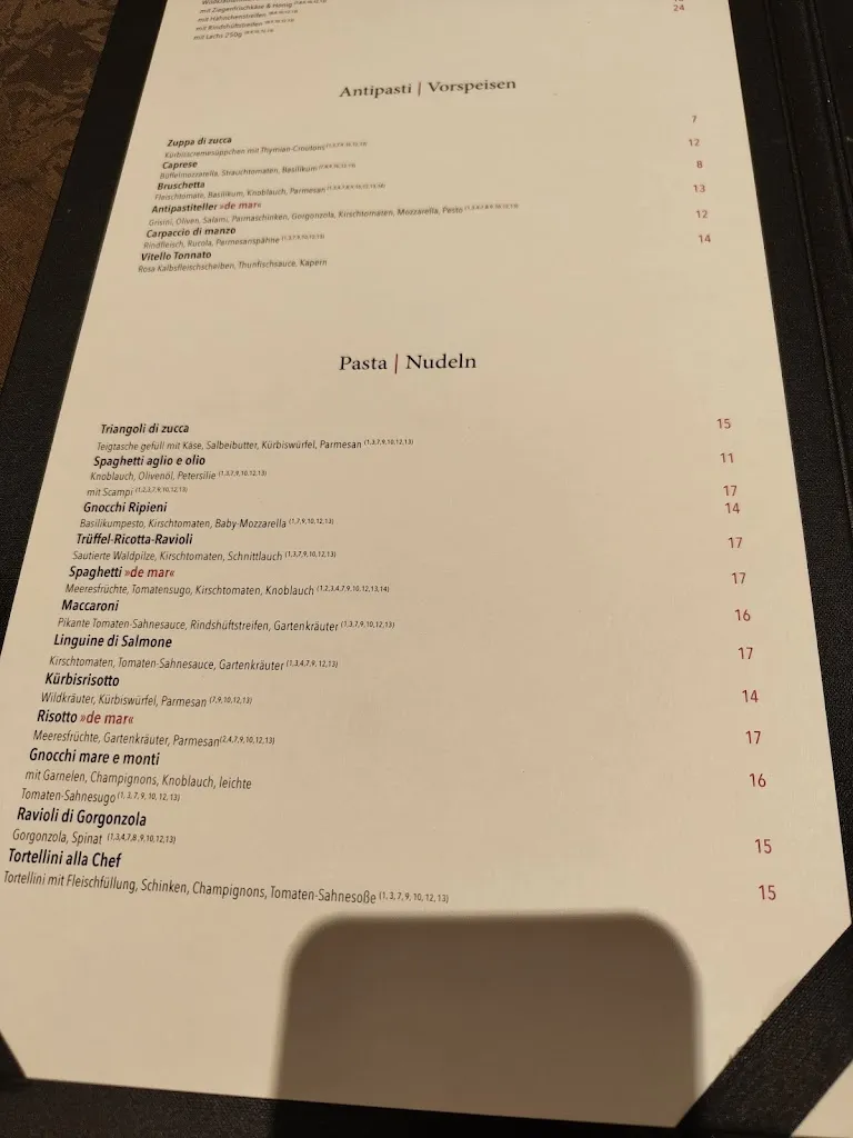 Menü_Ristorante | cafe de mar_Marktheidenfeld_Bild_3