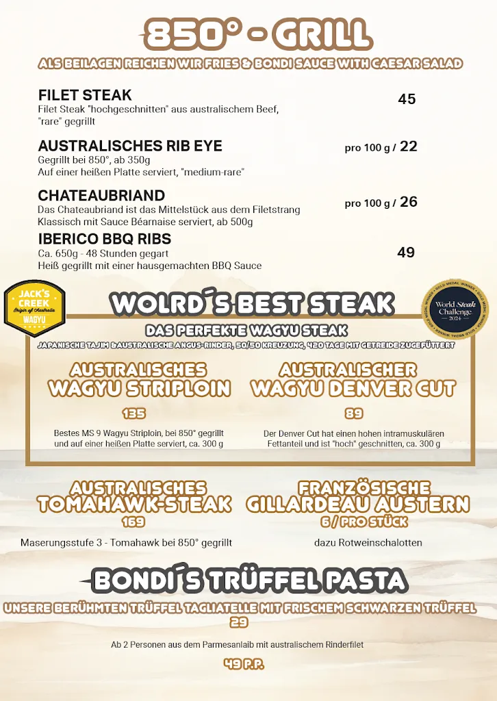 Menu_Bondi - Restaurant, Bar & Club_Strand_image_1
