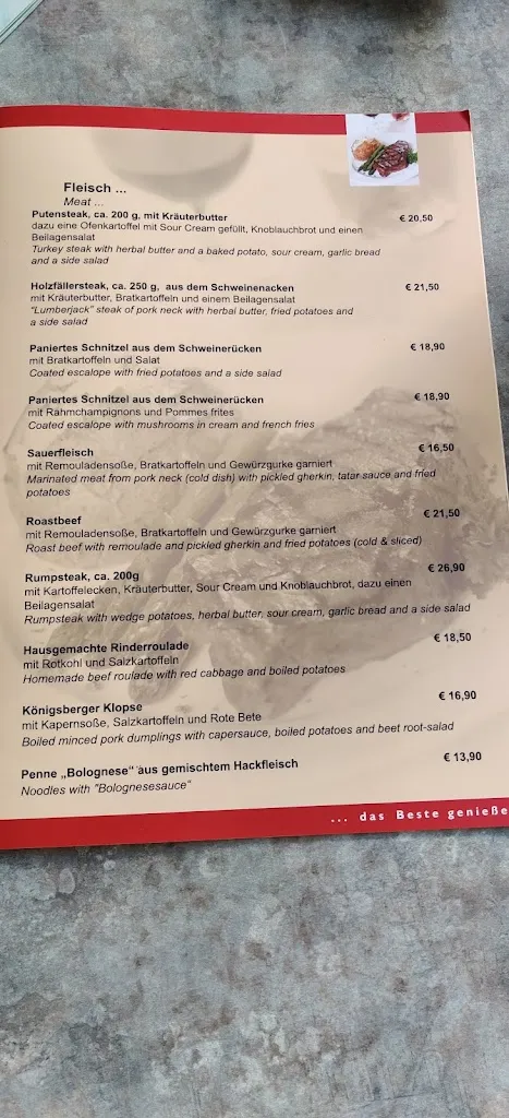 Menu_Restaurant Filou_Strand_image_1