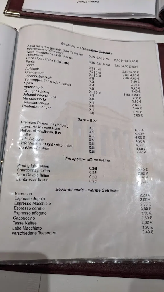 Menu_Restaurant Bella Sicilia_Haar_image_3