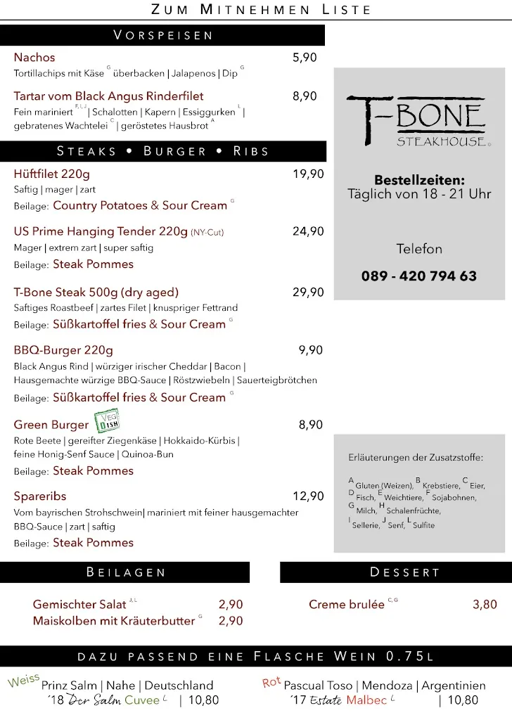 Menu_T-Bone Steakhouse_Haar_image_1