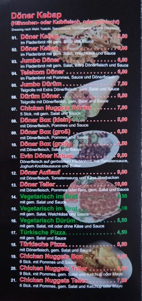 Menu_Evin City Döner_Tönning_image_4