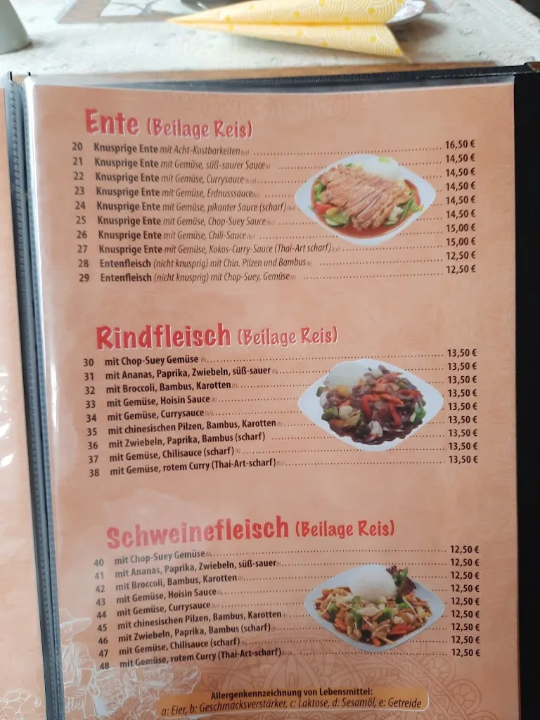 Menu_Xin Chao Restaurant_Tönning_immagine_2