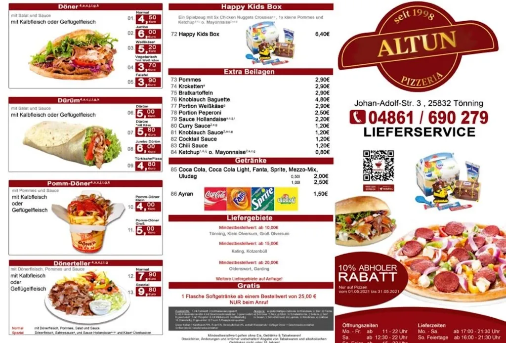 Menu_Altun Döner & Pizza Lieferservice_Tönning_image_3