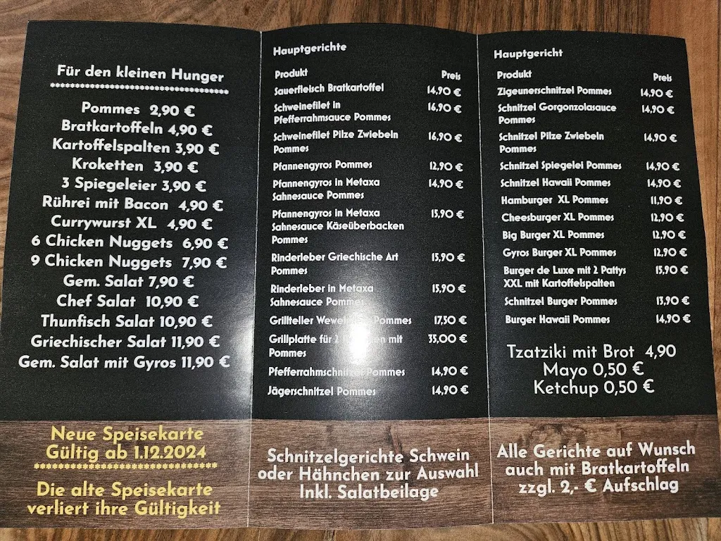 Menu_Gaststätte in der Mehrzweckhalle_Wewelsfleth_image_1