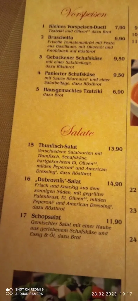 Menu_Restaurant Dubrovnik_Reinbek_image_1