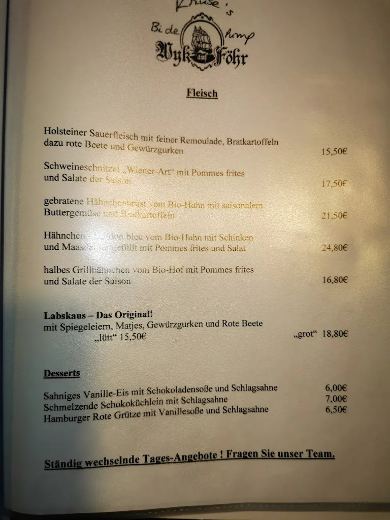 Menu_Bi de Pump , Kruses Bi de Pump_Föhr_image_3