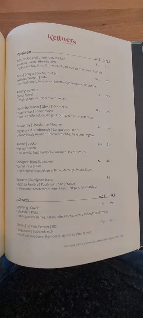 Menu_Kellners Restaurant_Föhr_image_1