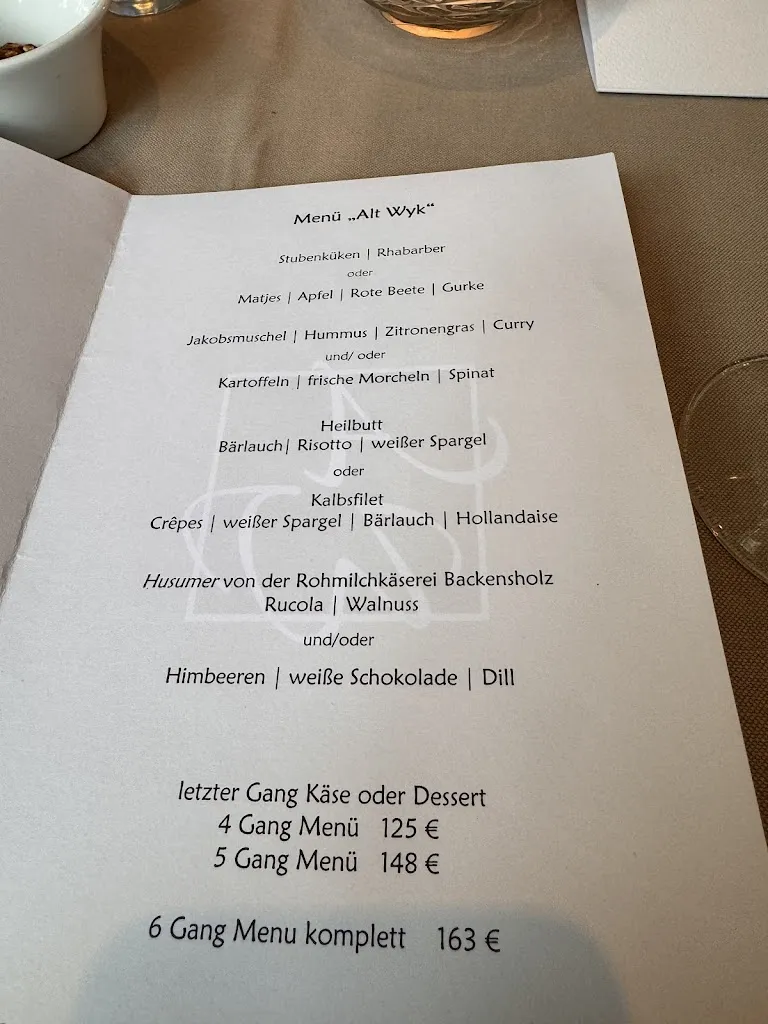 Menu_Restaurant Alt Wyk_Föhr_immagine_3