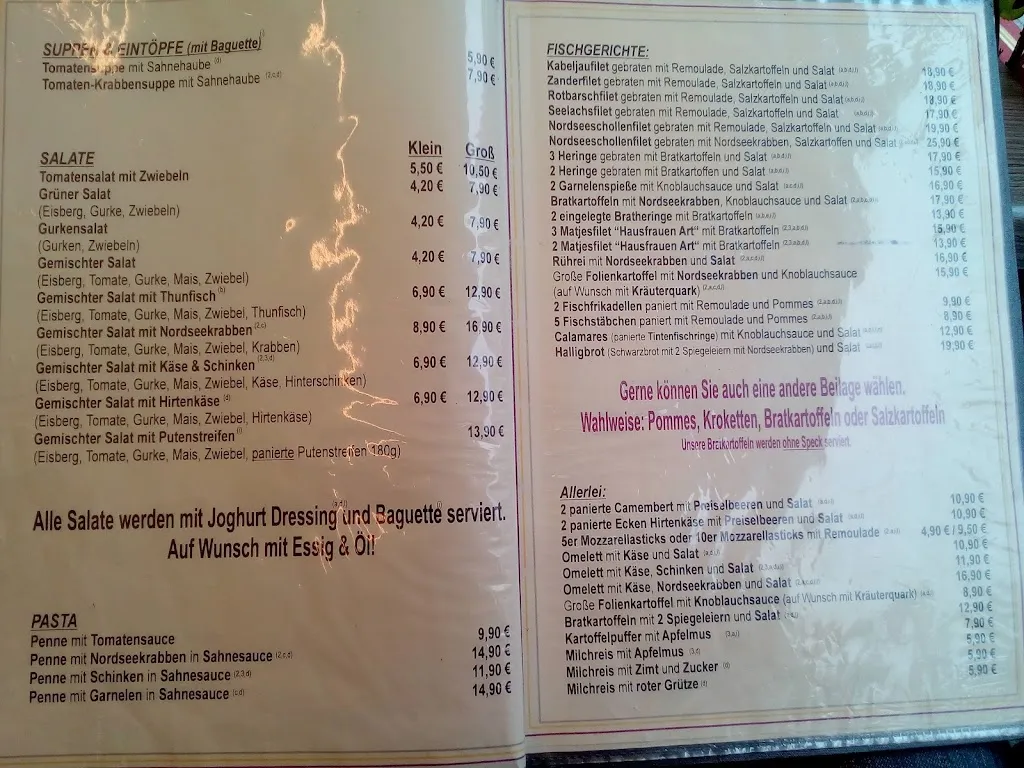 Menu_Restaurant & Bistro Kombüse_Föhr_immagine_3