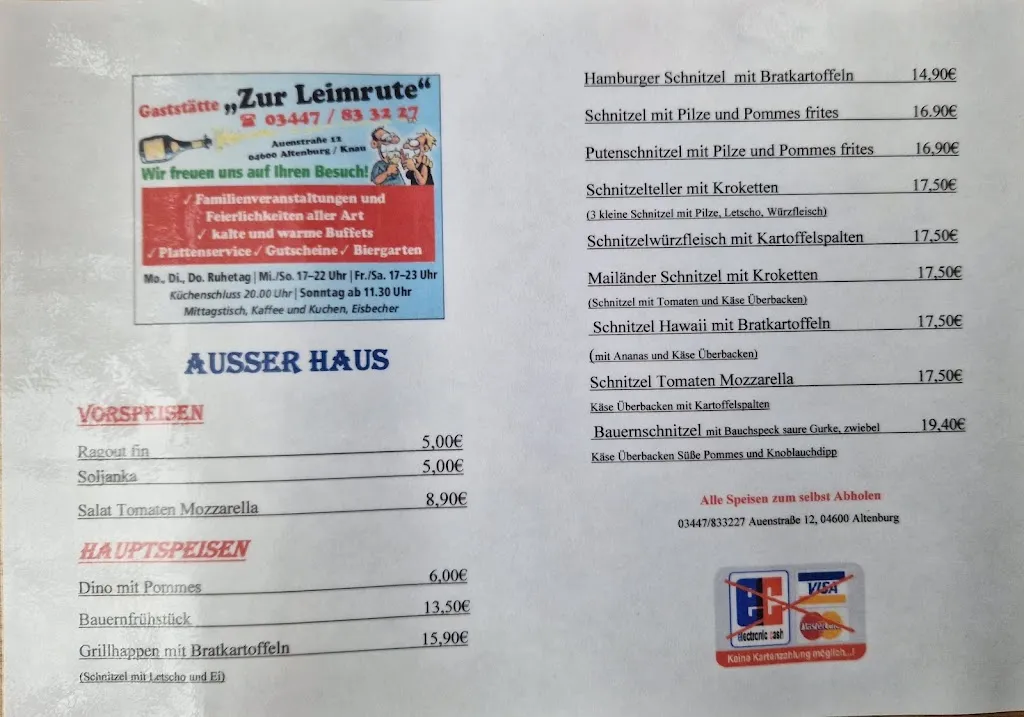 Menu_Gaststätte „Zur Leimrute“_Altenburg_image_1