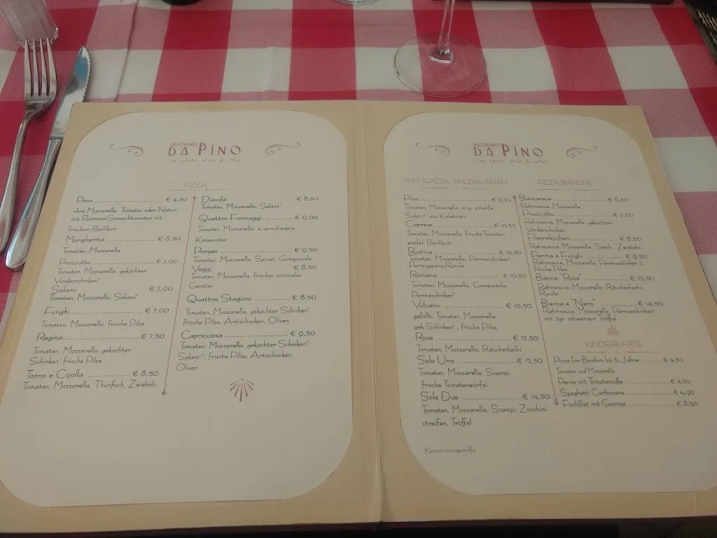 Menu_Ristorante Da Pino, Haar_Haar_immagine_4