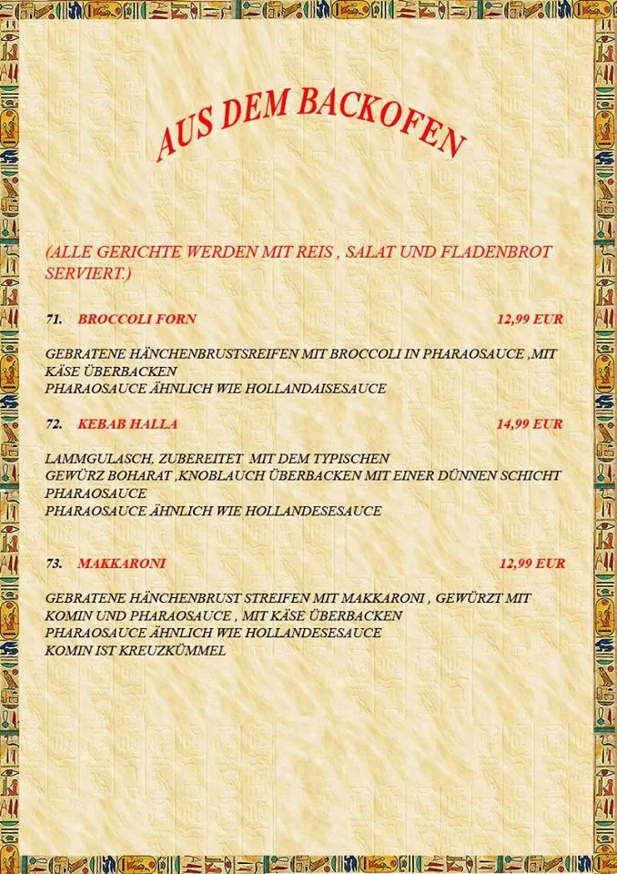 Menu_Restaurant Pharao_Altenburg_image_1
