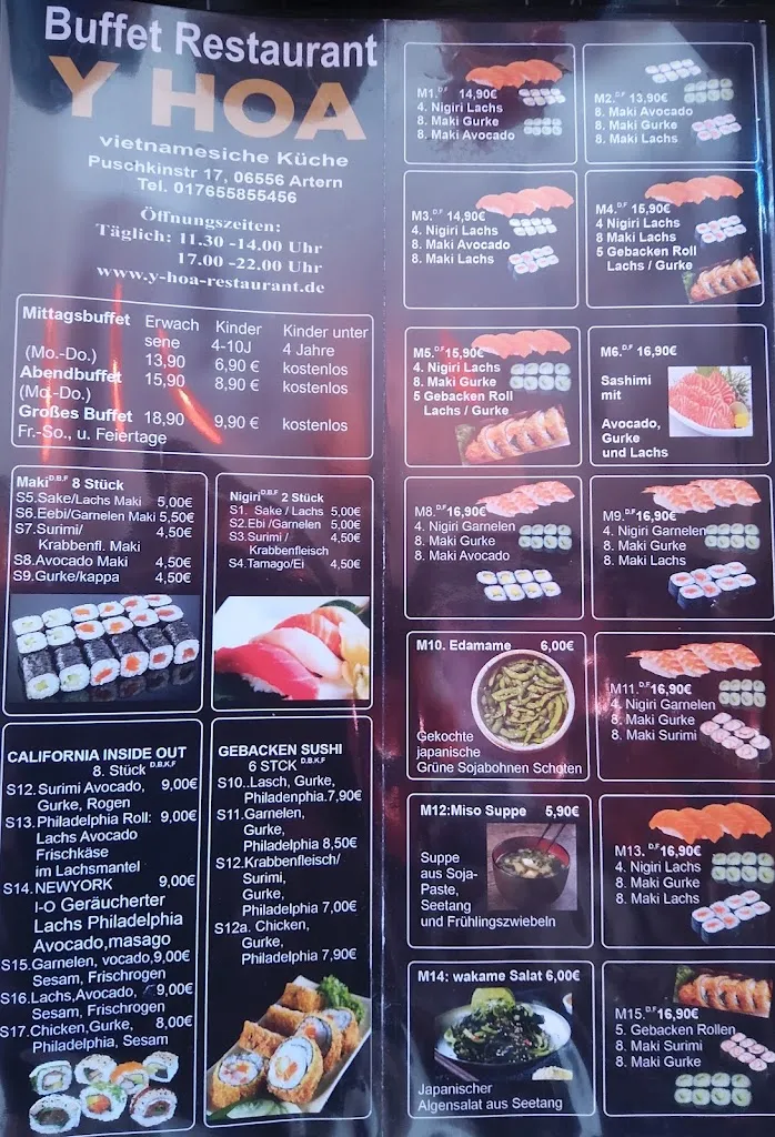 Menu_Y Hoa Restaurant_Artern_immagine_3