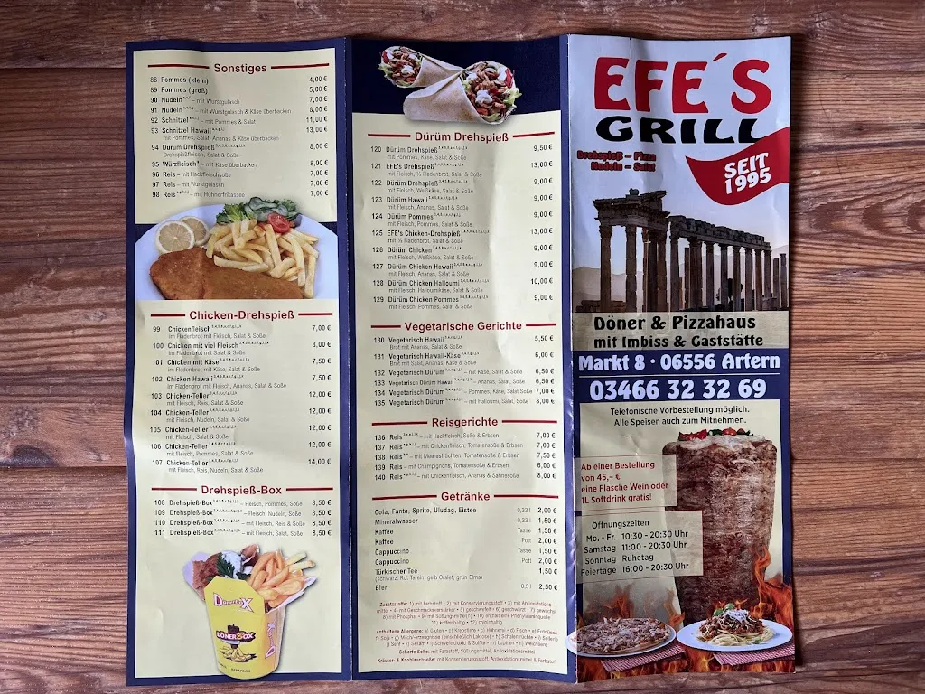 Menu_Efes Döner & Pizza Haus_Artern_immagine_3