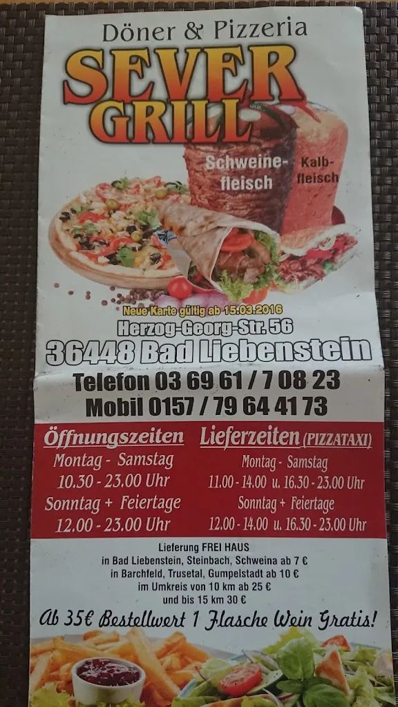 Menu_Döner & Pizza Sever Grill_Liebenstein_image_1