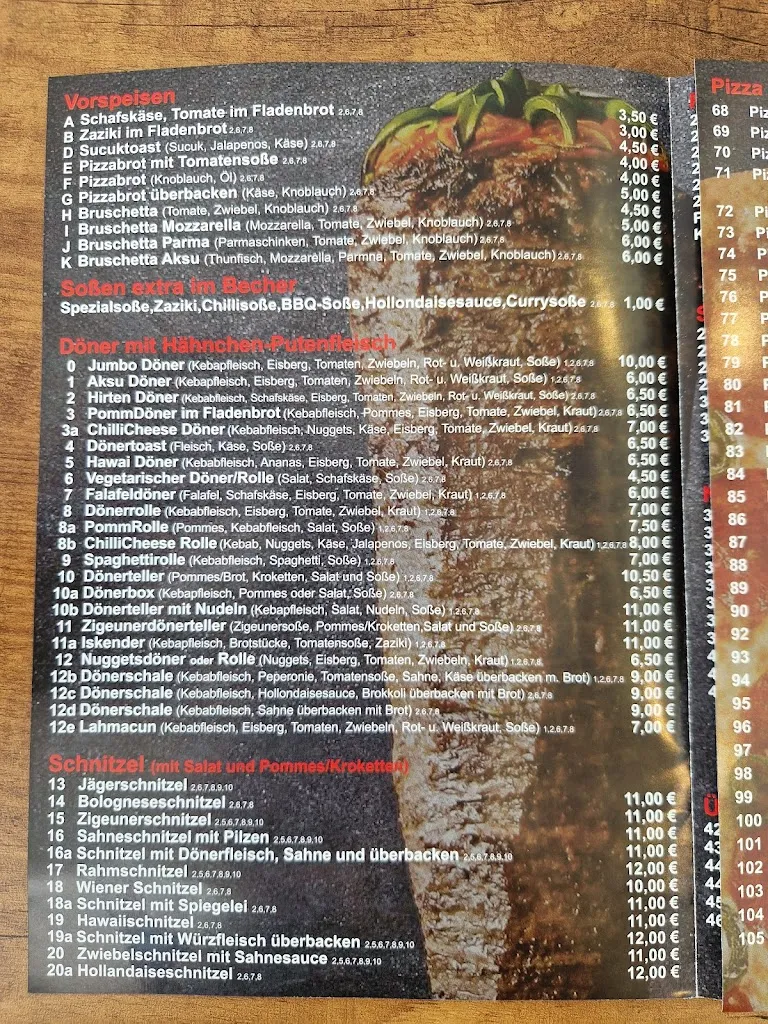 Menu_AKSU Döner, Pizzeria & Eiscafé_Liebenstein_image_1