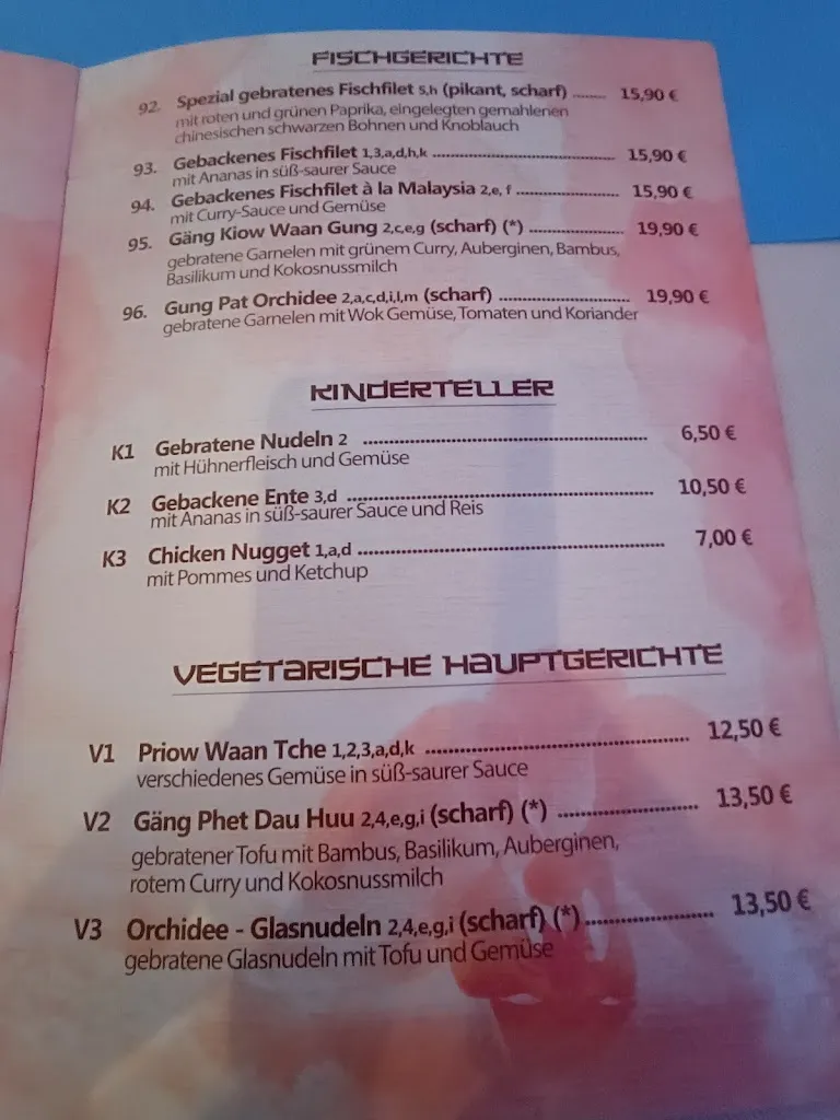 Menu_Asia Restaurant Orchidee_Frankenhausen/Kyffhäuser_image_2