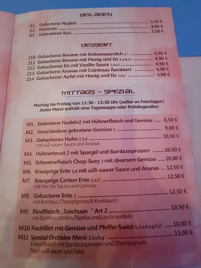 Menu_Asia Restaurant Orchidee_Frankenhausen/Kyffhäuser_image_3