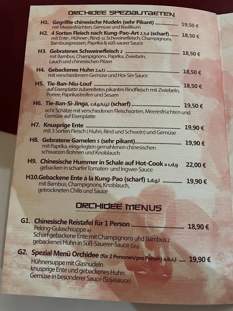 Menu_Asia Restaurant Orchidee_Frankenhausen/Kyffhäuser_image_4
