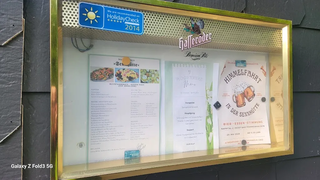 Menu_Waldgaststätte Sennhütte_Frankenhausen/Kyffhäuser_imagen_1