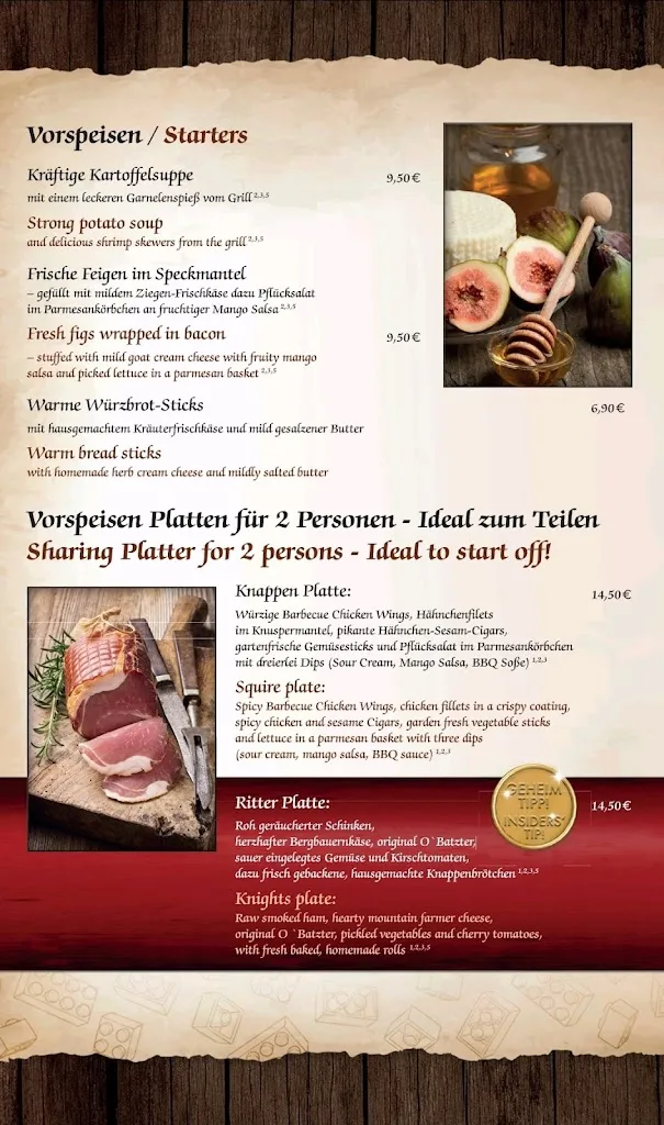 Menu_Round table & Royal tavern_Günzburg_immagine_2