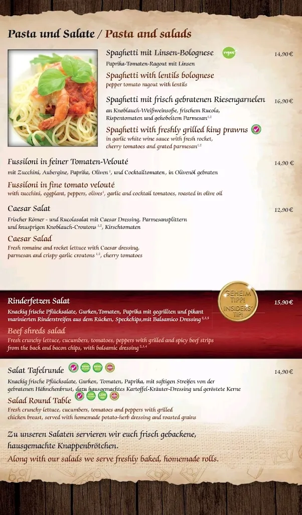 Menu_Round table & Royal tavern_Günzburg_immagine_4
