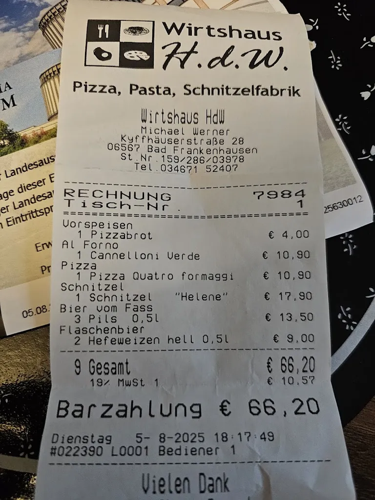 Terence Hill_Wirtshaus H.D.W._Frankenhausen/Kyffhäuser_review