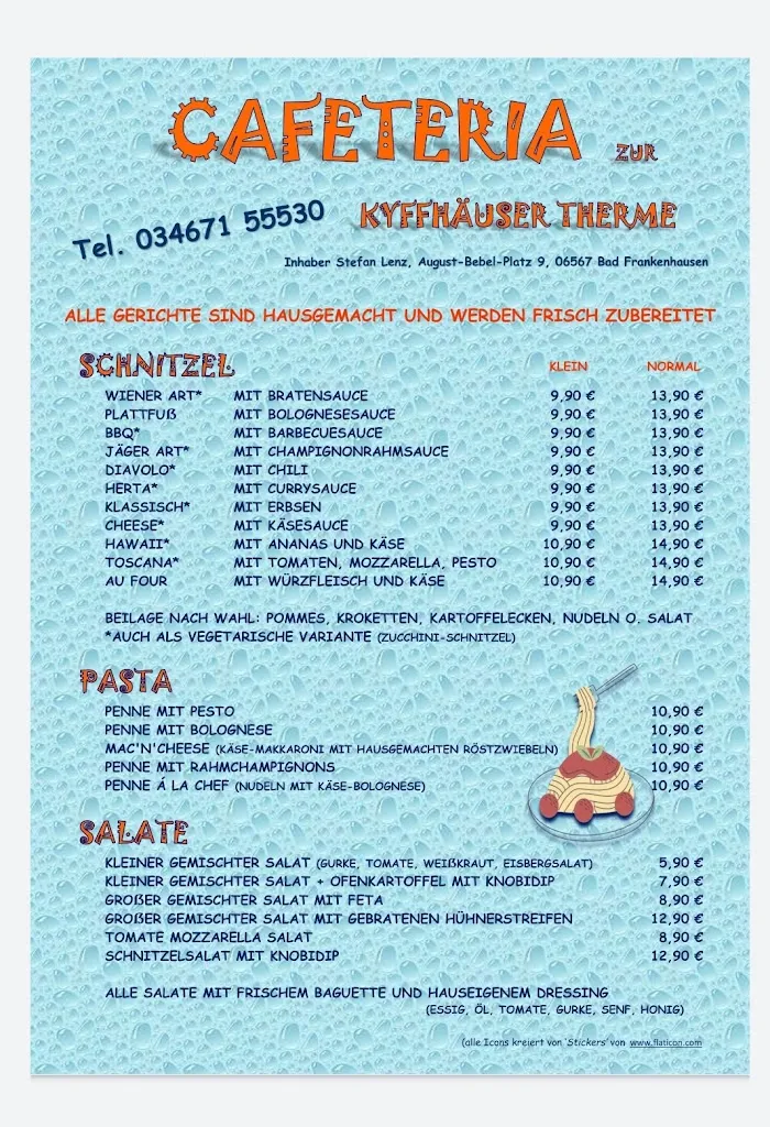 Menu_Cafeteria zur Kyffhäusertherme_Frankenhausen/Kyffhäuser_image_1