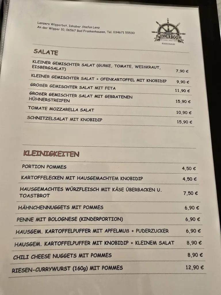 Menu_Lenzers Wipperboot_Frankenhausen/Kyffhäuser_image_1